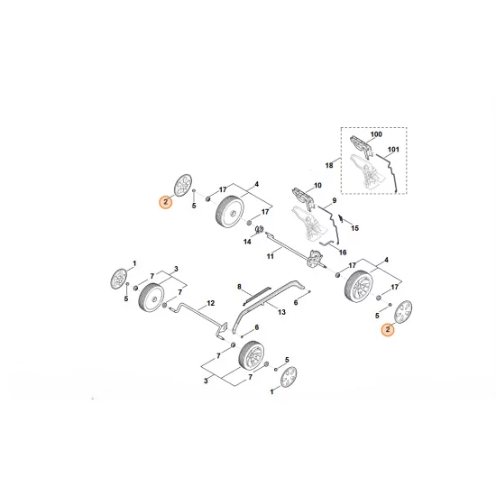 STIHL  Kołpak 0000 704 0315
